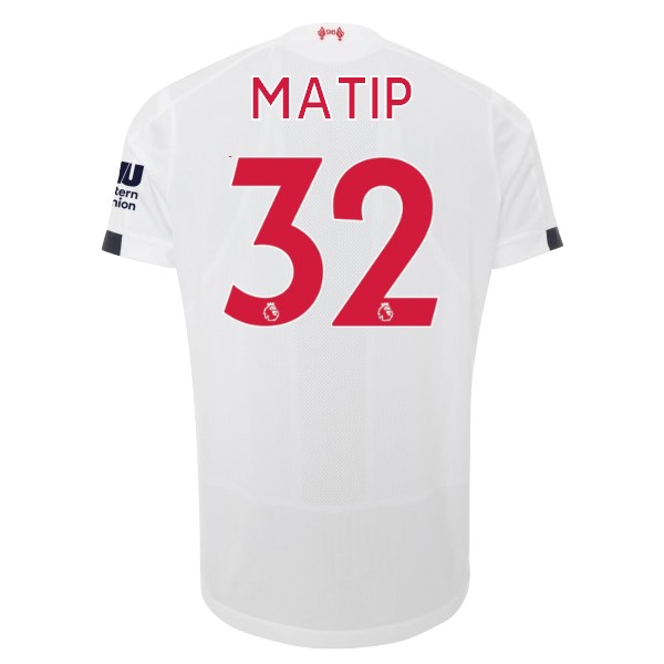Camiseta Liverpool NO.32 Matip 2ª 2019/20 Blanco